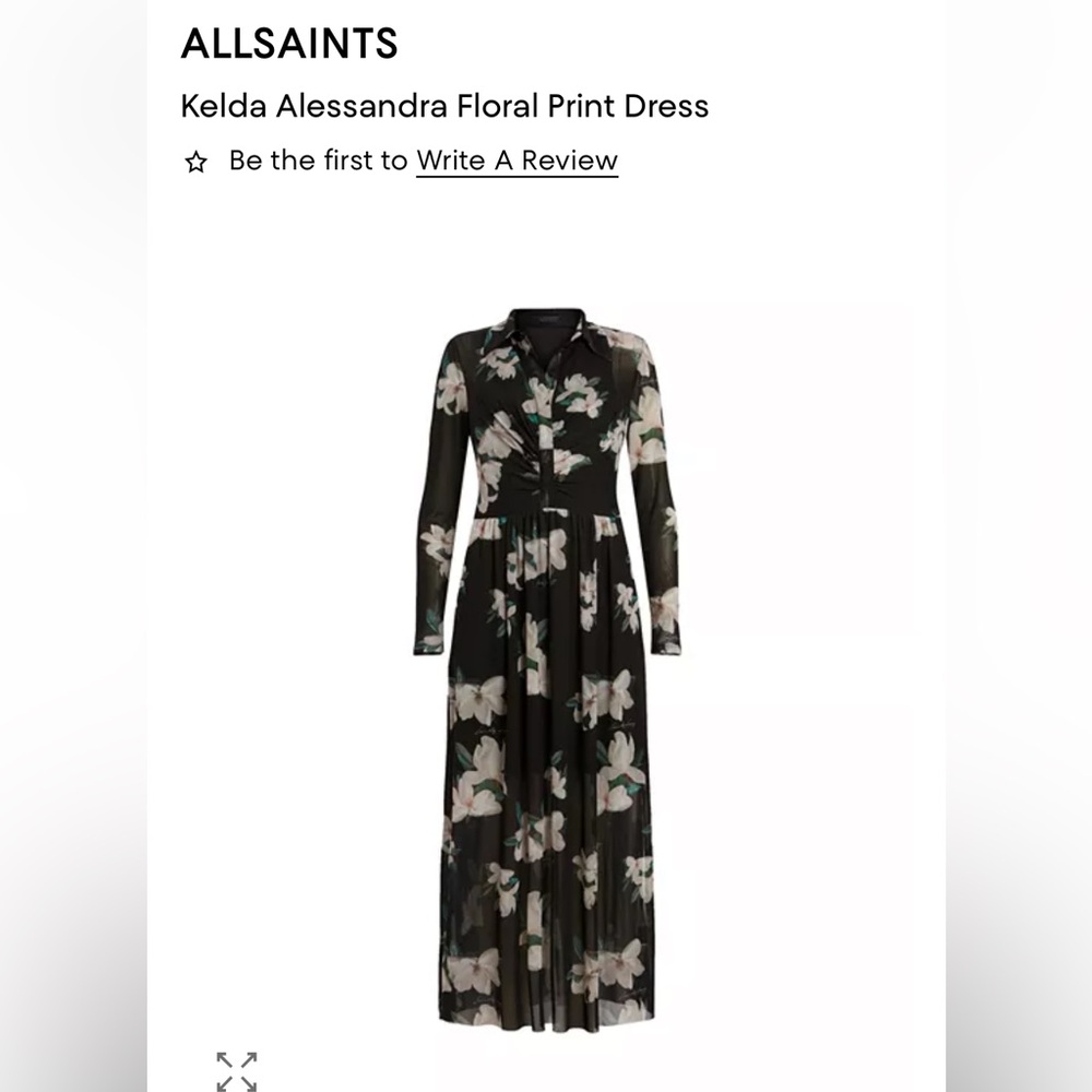 ALLSAINTS Kelda Alessandra Floral Print Dress